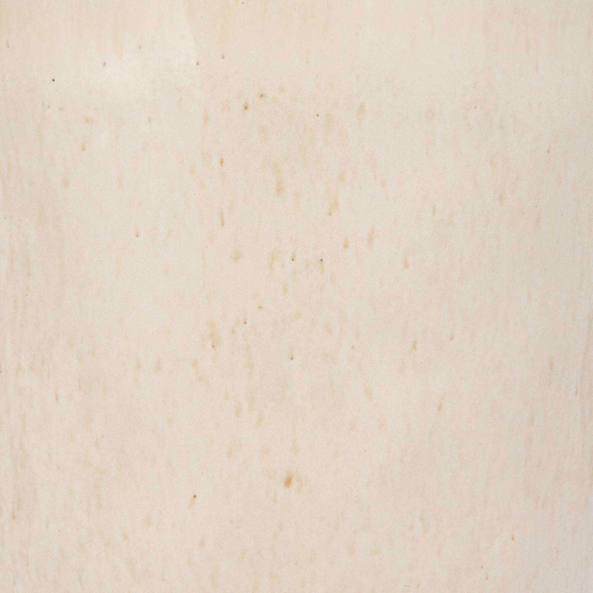 Hello Honey® 4.75" Cream Speckled Glaze Stoneware Footed Mug, 4ct.